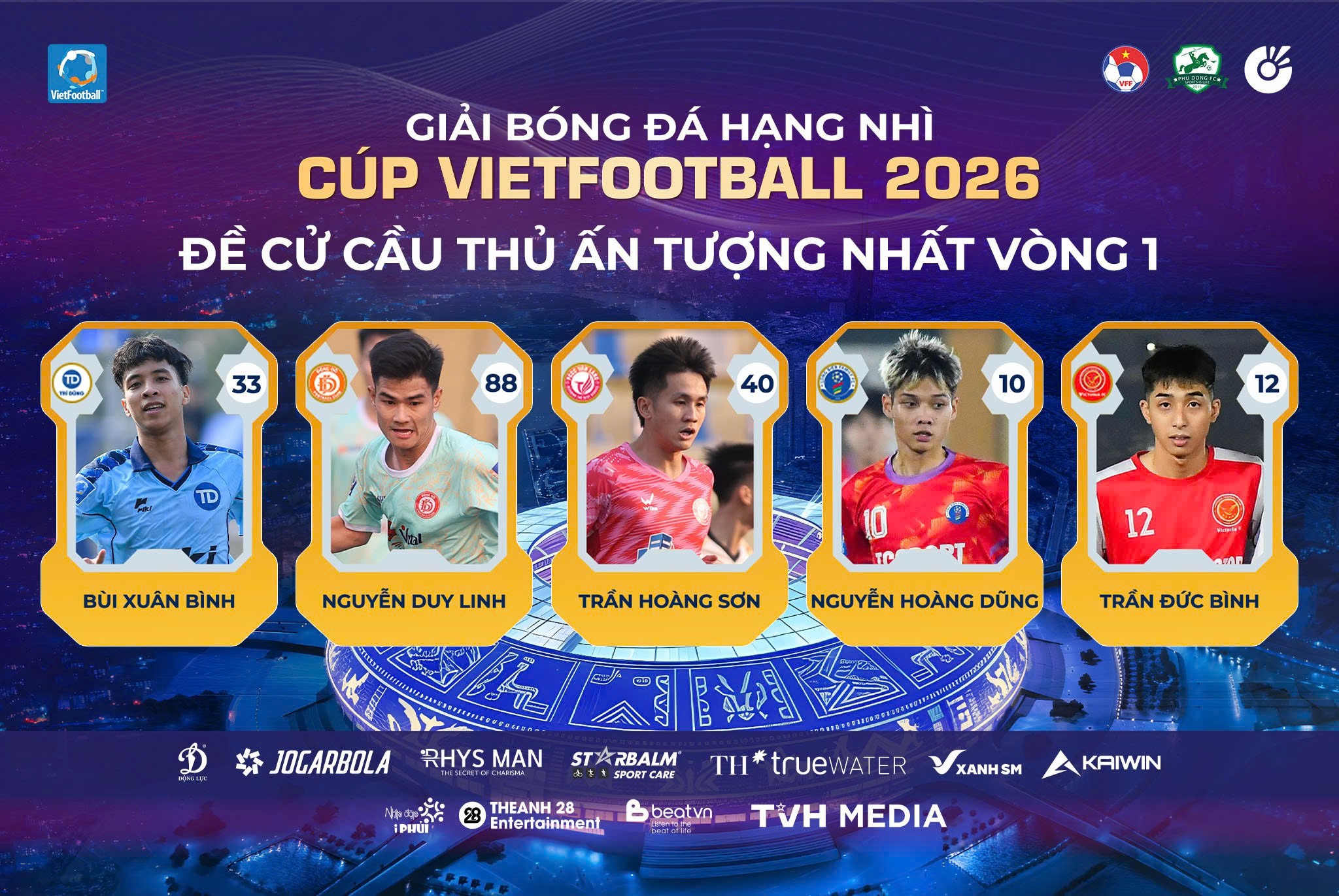 Bình chọn cầu thủ ấn tượng vòng 1 HL2-S8